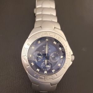 Fossil blue watch